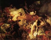 Eugene Delacroix The Death of Sardanapalus France oil painting reproduction